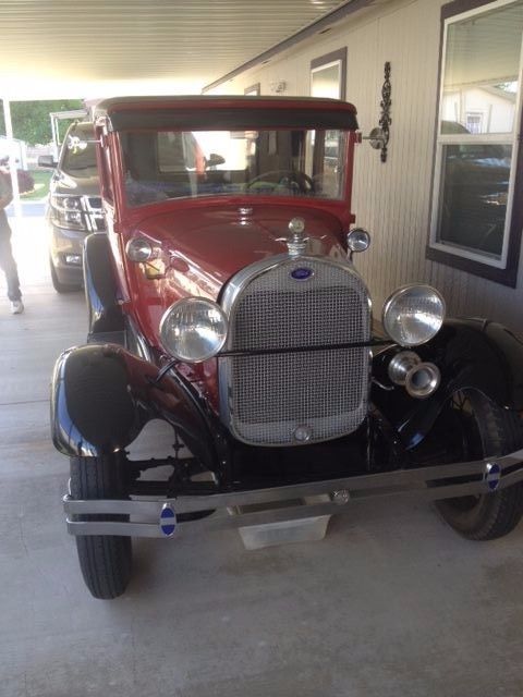 1929 Red Ford Model A