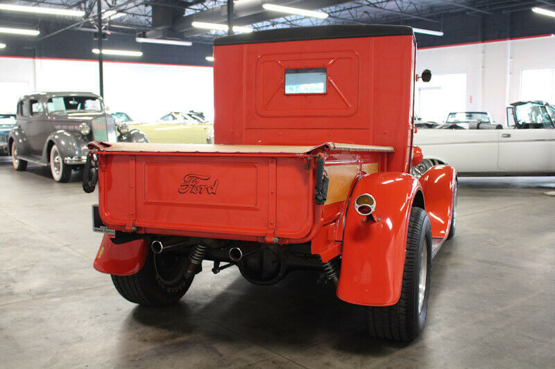1929 Red Ford Model A Pickup