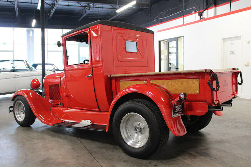 1929 Red Ford Model A Pickup