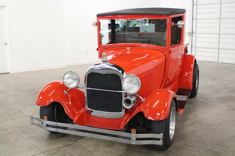 1929 Red Ford Model A Pickup