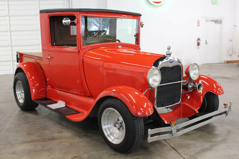 1929 Red Ford Model A Pickup