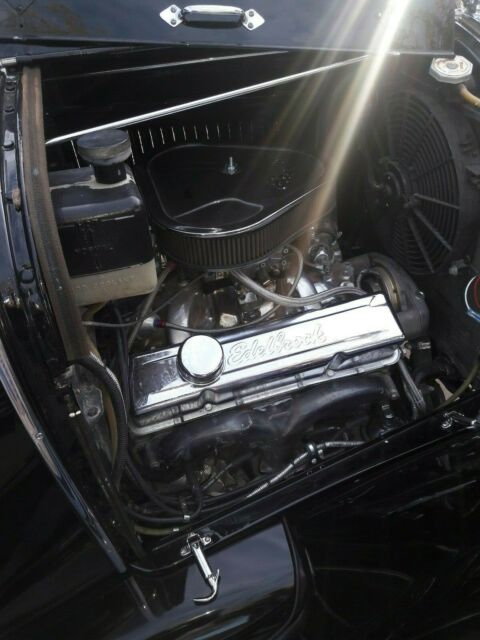 1929 Black Ford Model A 4 Door suicide doors