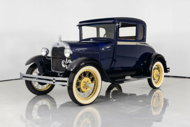 1929 Blue Ford Model A Coupe