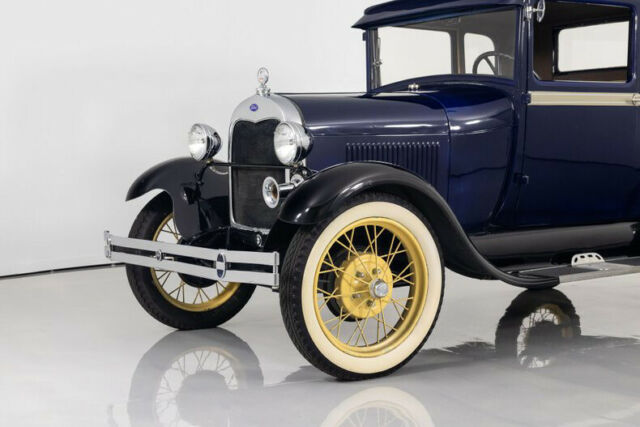 1929 Blue Ford Model A Coupe