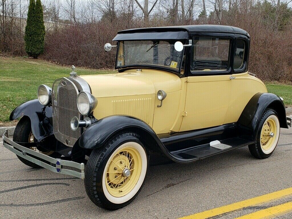 1929 Ford Model A 5 WINDOW COUPE