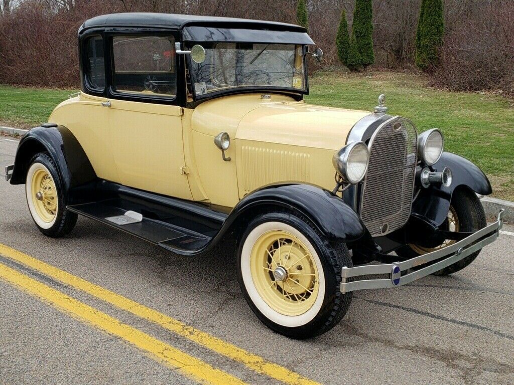 1929 Ford Model A 5 WINDOW COUPE