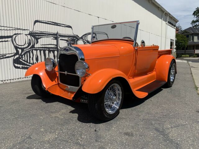 1929 Orange Ford Model A Pickup