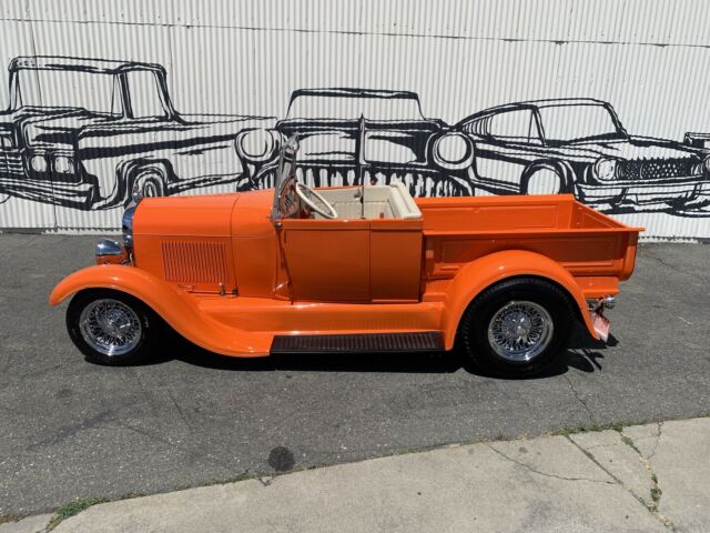 1929 Orange Ford Model A Pickup