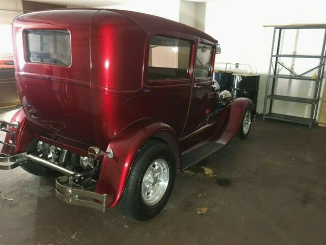 1929 Red Ford Model A Coupe