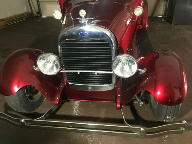 1929 Red Ford Model A Coupe