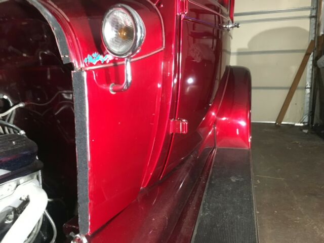1929 Red Ford Model A Coupe