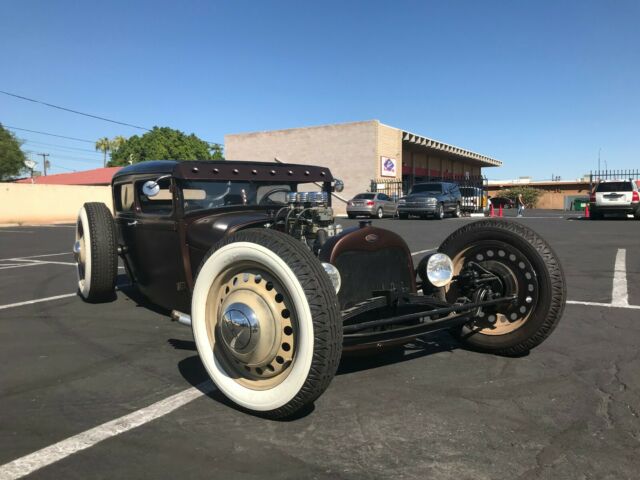 1929 Brown Ford Model A Coupe