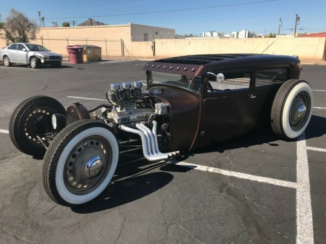 1929 Brown Ford Model A Coupe