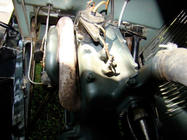 1929 Green Ford Model A Convertible