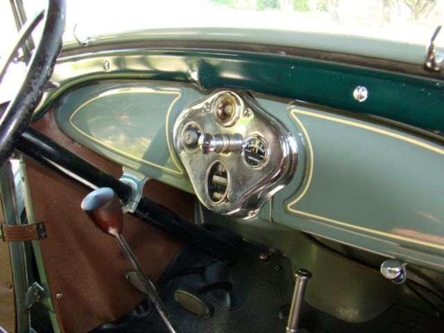 1929 Green Ford Model A Convertible