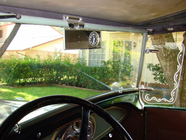 1929 Green Ford Model A Convertible