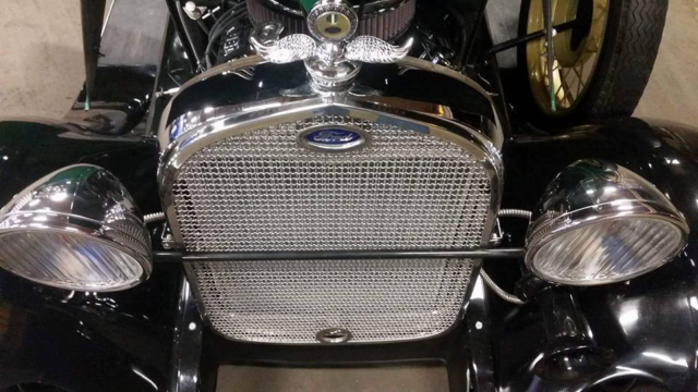 1929 Green Ford Model A Coupe