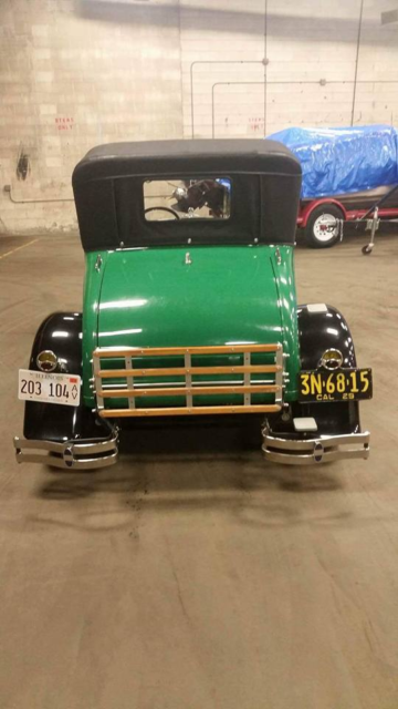 1929 Green Ford Model A Coupe