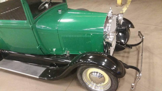 1929 Green Ford Model A Coupe