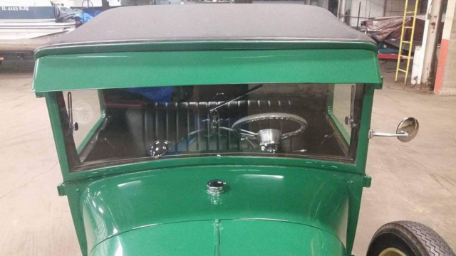 1929 Green Ford Model A Coupe