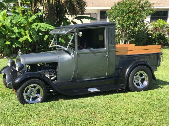 1929 Gray/Black Ford Model A Pickup