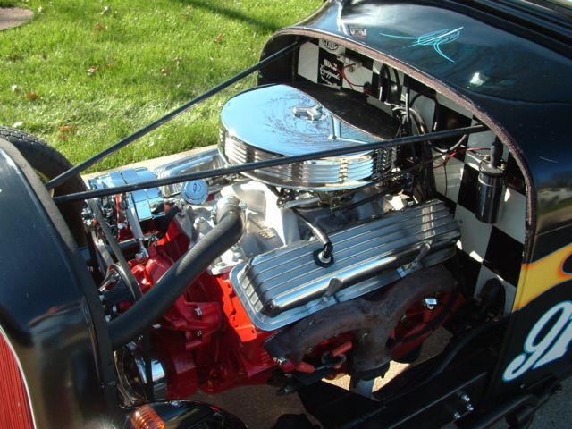 1929 Black Ford Model A Convertible