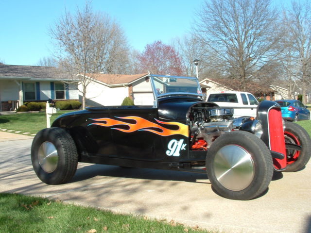 1929 Black Ford Model A Convertible