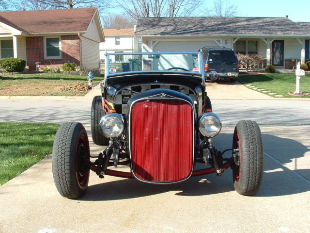 1929 Black Ford Model A Convertible
