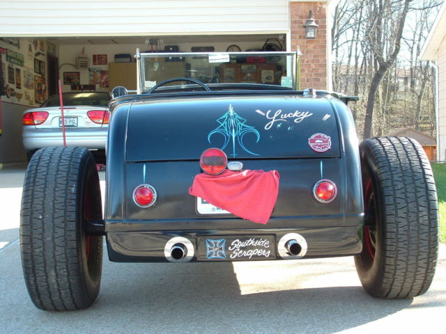 1929 Black Ford Model A Convertible