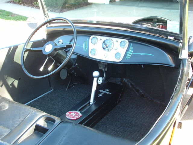 1929 Black Ford Model A Convertible