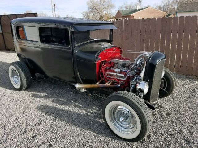 1929 Black Ford Model A Sedan
