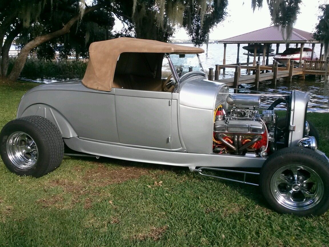 1929 Silver Ford Model A Roadster