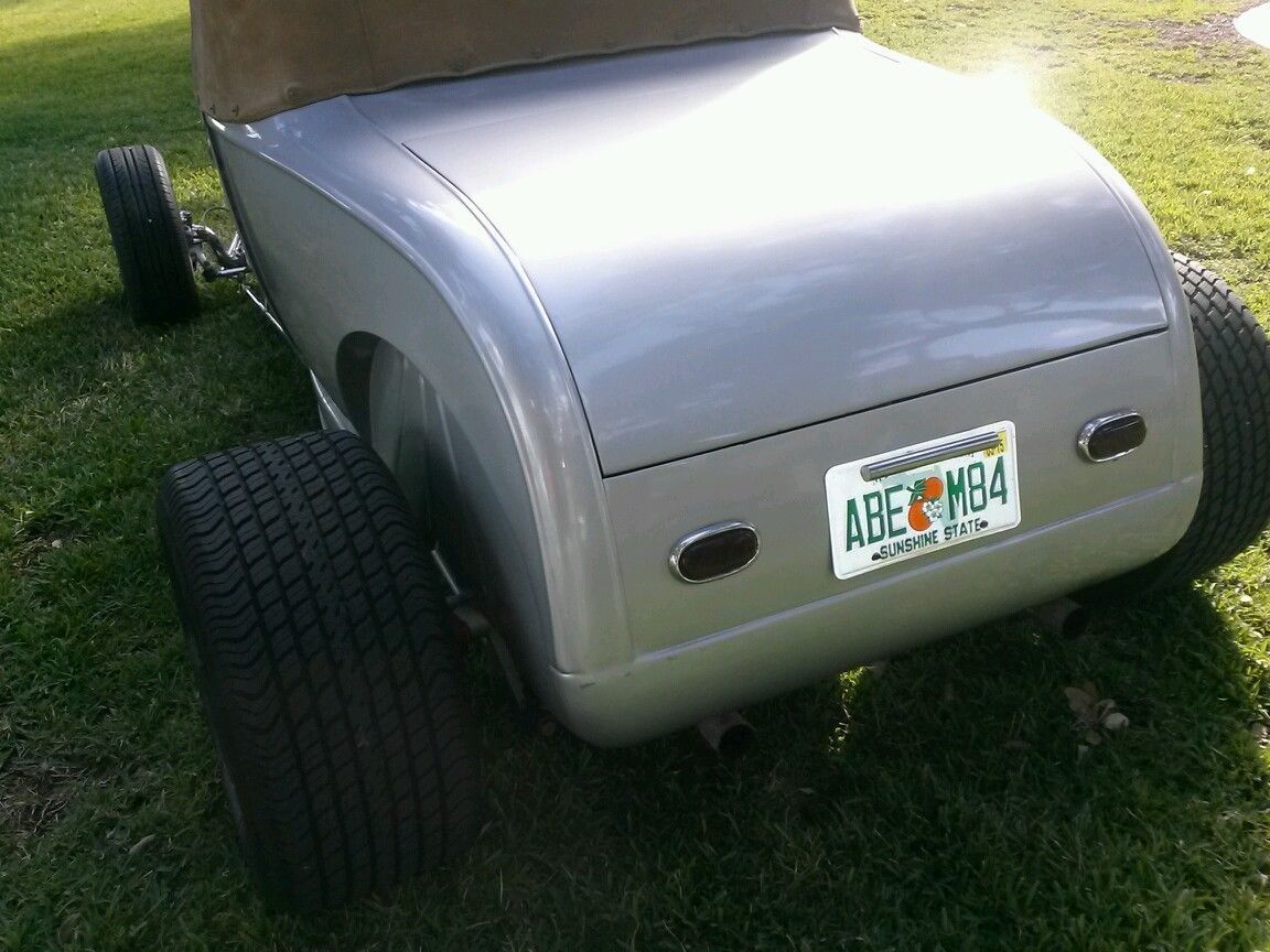 1929 Silver Ford Model A Roadster