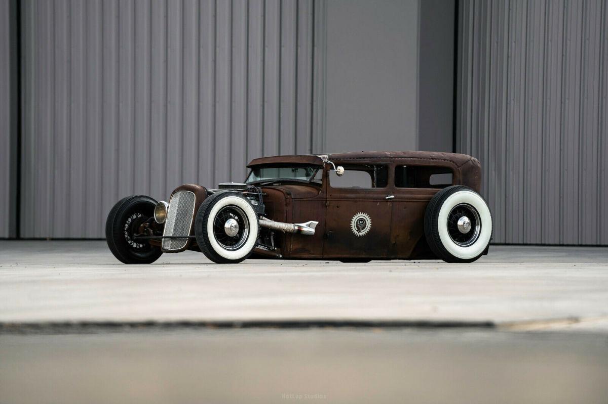 1929 Brown Ford Model A Convertible