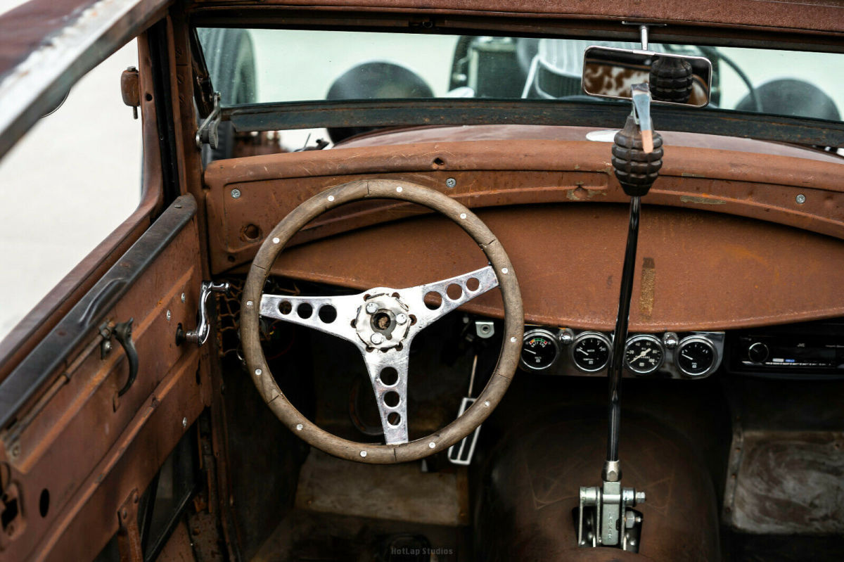 1929 Brown Ford Model A Convertible
