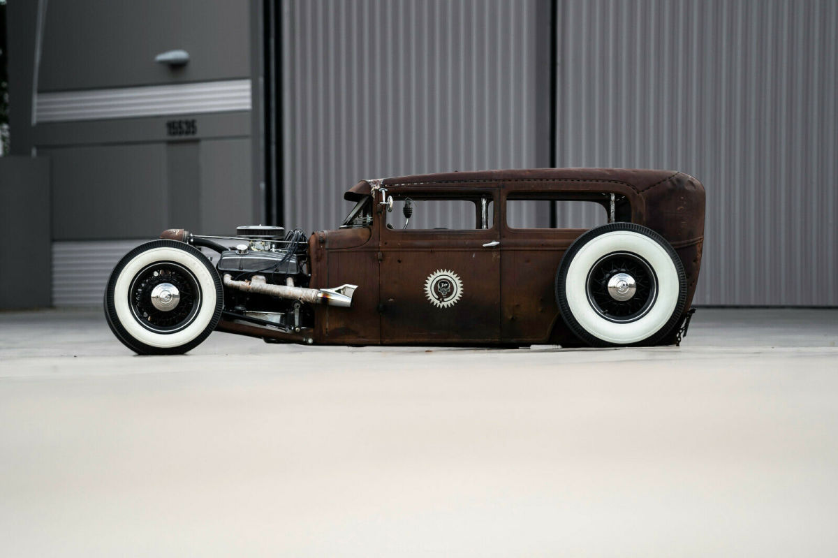 1929 Brown Ford Model A Convertible