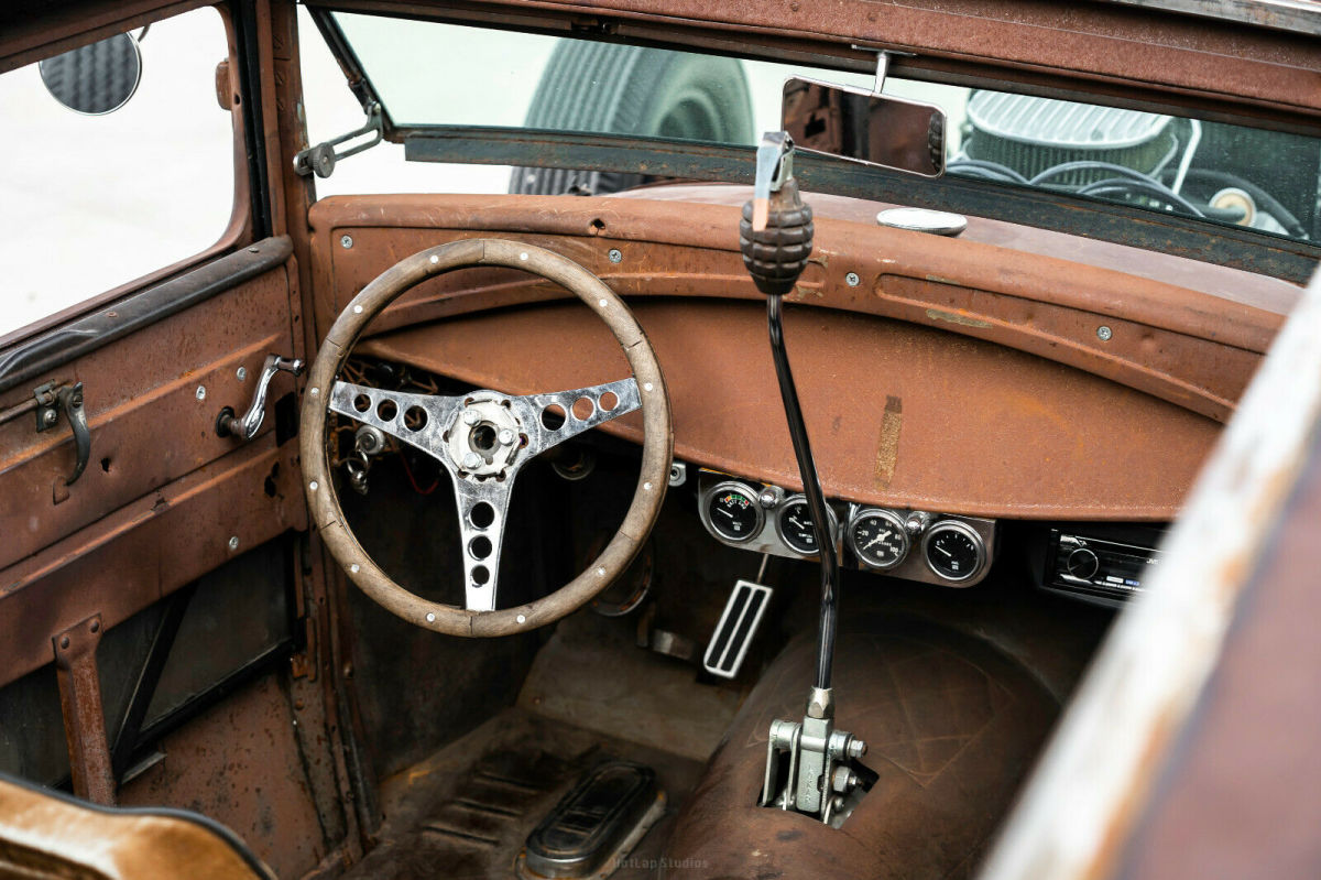 1929 Brown Ford Model A Convertible