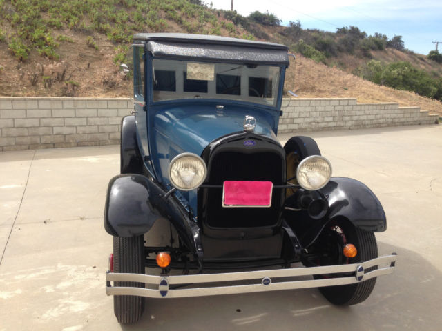 1929 Blue Ford Model A Standard Cab Pickup