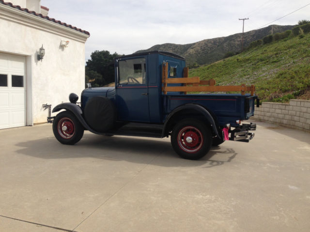 1929 Blue Ford Model A Standard Cab Pickup