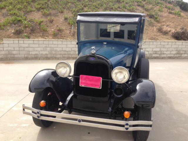 1929 Blue Ford Model A Standard Cab Pickup