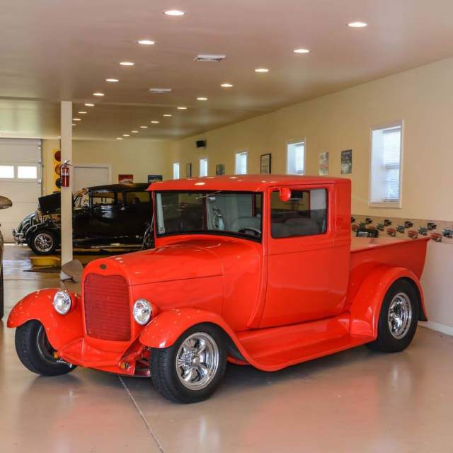 1929 Red Ford Model A Cab & Chassis