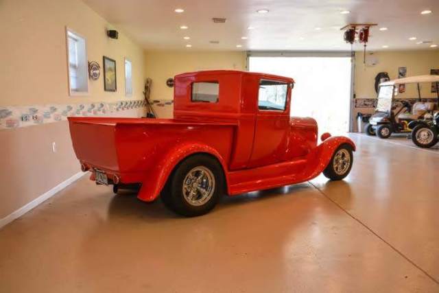 1929 Red Ford Model A Cab & Chassis