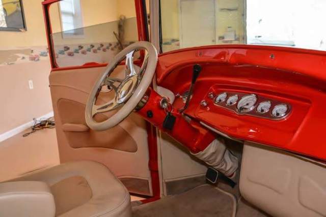 1929 Red Ford Model A Cab & Chassis