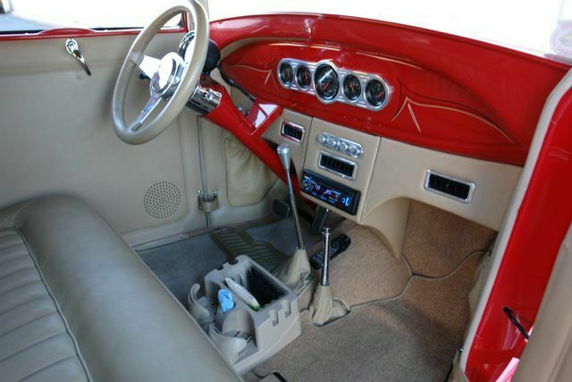 1929 Red Ford Model A Sedan
