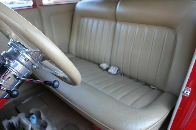 1929 Red Ford Model A Sedan