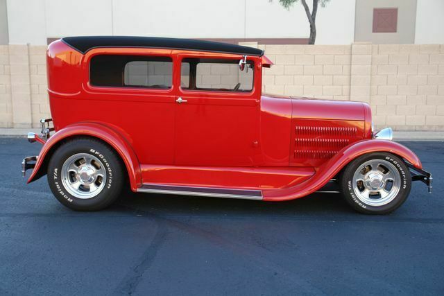 1929 Red Ford Model A Sedan