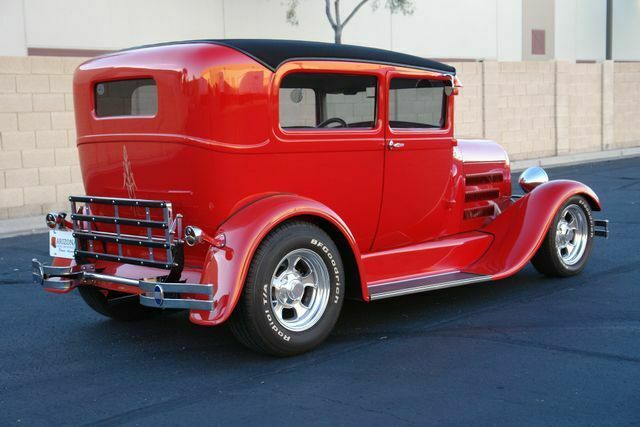1929 Red Ford Model A Sedan
