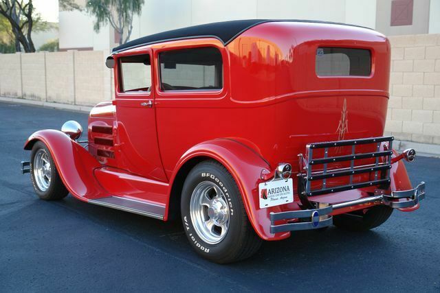 1929 Red Ford Model A Sedan