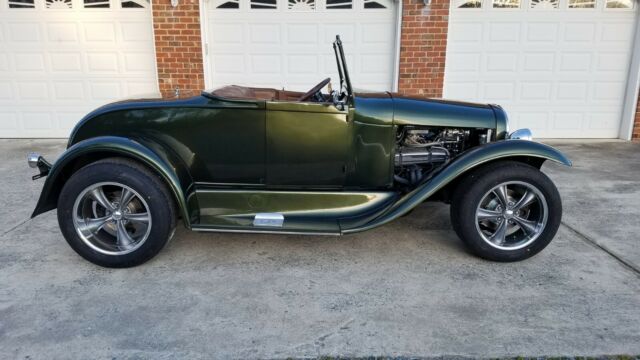 1929 Green Ford Model A Coupe