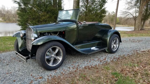 1929 Green Ford Model A Coupe